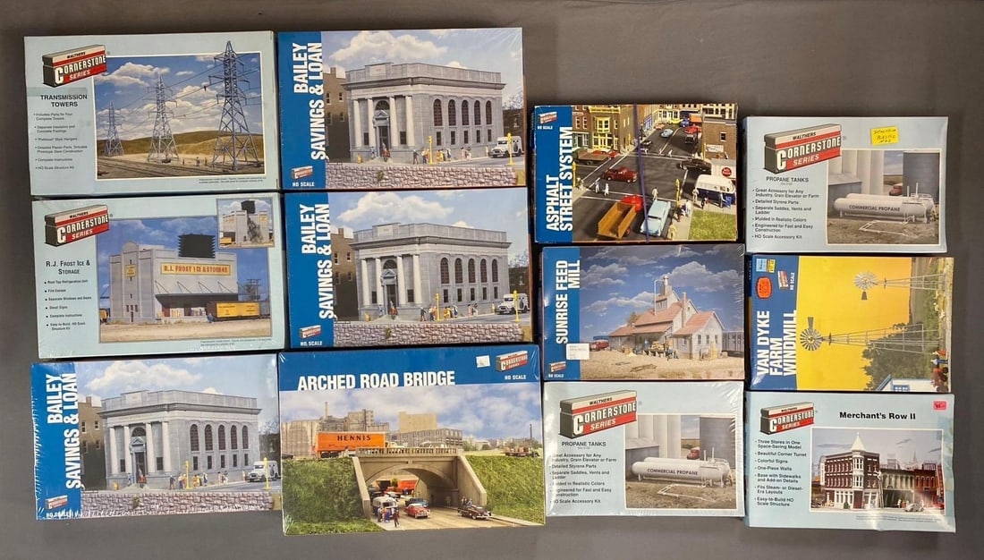 Group of 10+ Walthers Cornerstone Series HO Scale Building (1 of 1)