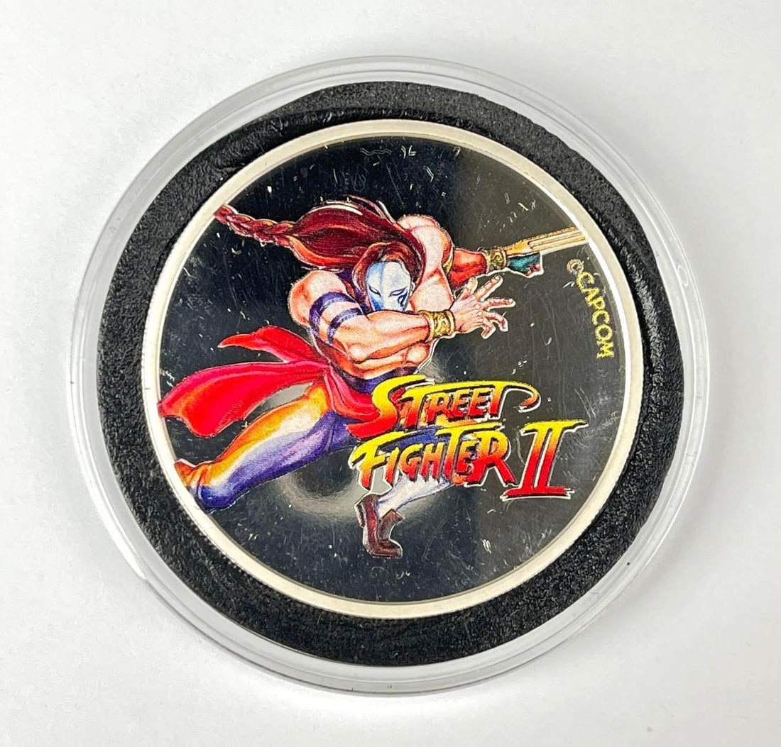 2021 Fiji 50 Cent Colorized Street Fighter II Fiji 30th Anniversary 1 oz .999 Fine Silver Coin: 2021 Fiji 50 Cent Colorized Street Fighter II Fiji 30th Anniversary 1 oz .999 Fine Silver Coin