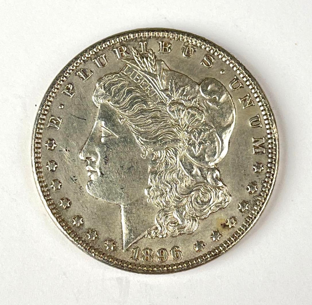1896 US Morgan Silver Dollar: 1896 US Morgan Silver Dollar