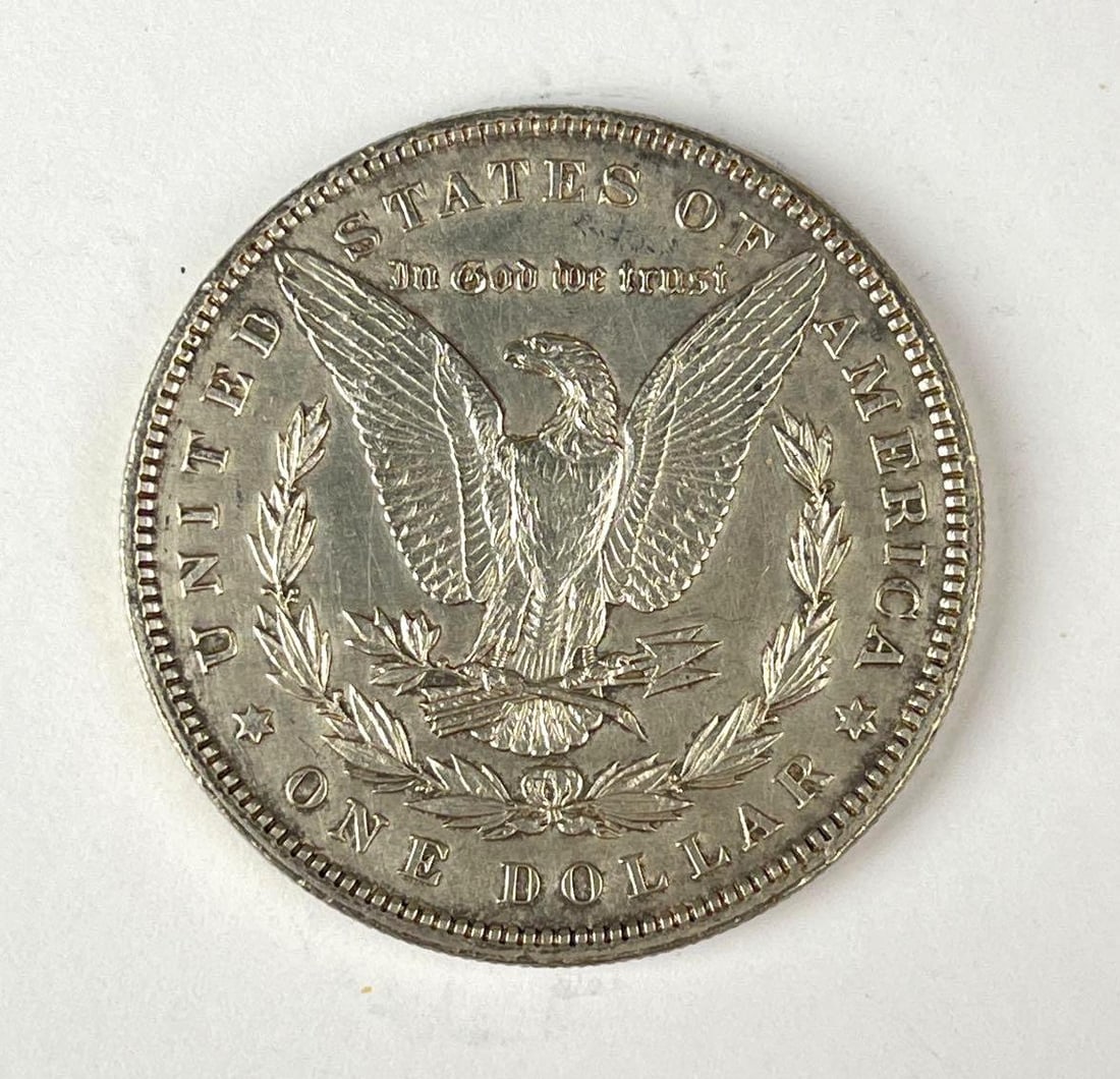 1896 US Morgan Silver Dollar - 2