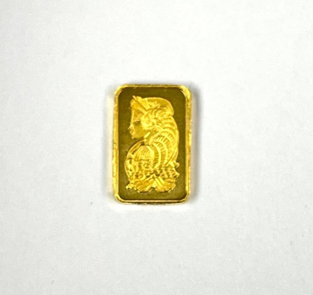 PAMP Suisse Lady Fortuna 1 Gram 999.9 Fine Gold Ingot/ Bar (1 of 2)