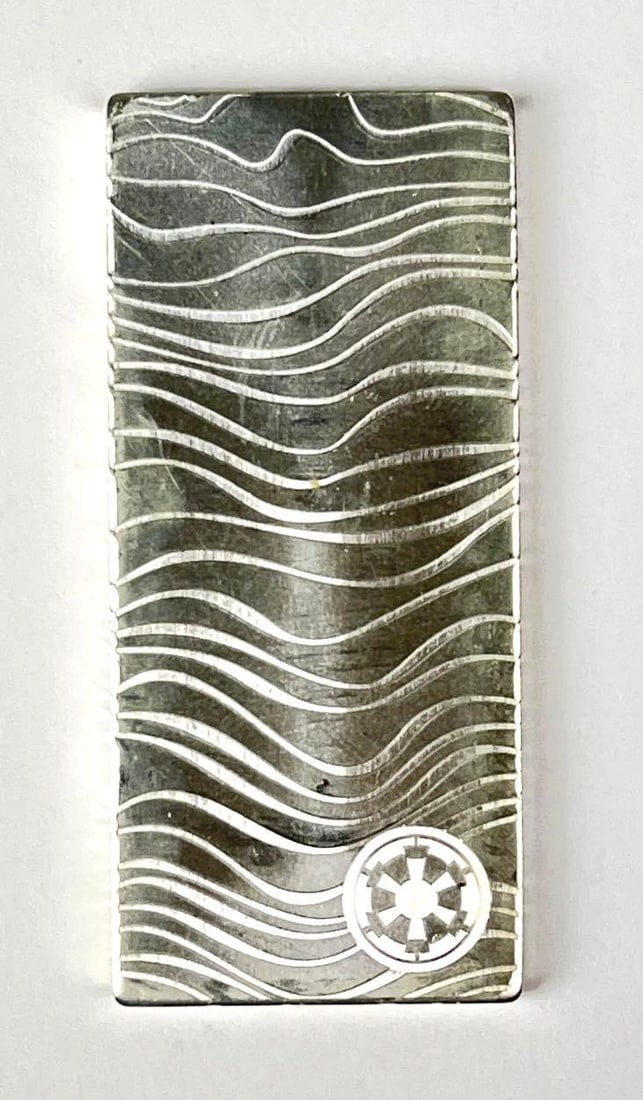 2022 NIUE $2 Star Wars Beskar Bar 1 oz 999 Fine Silver Coin Ingot/ Bar: 2022 NIUE $2 Star Wars Beskar Bar 1 oz 999 Fine Silver Coin Ingot/ Bar