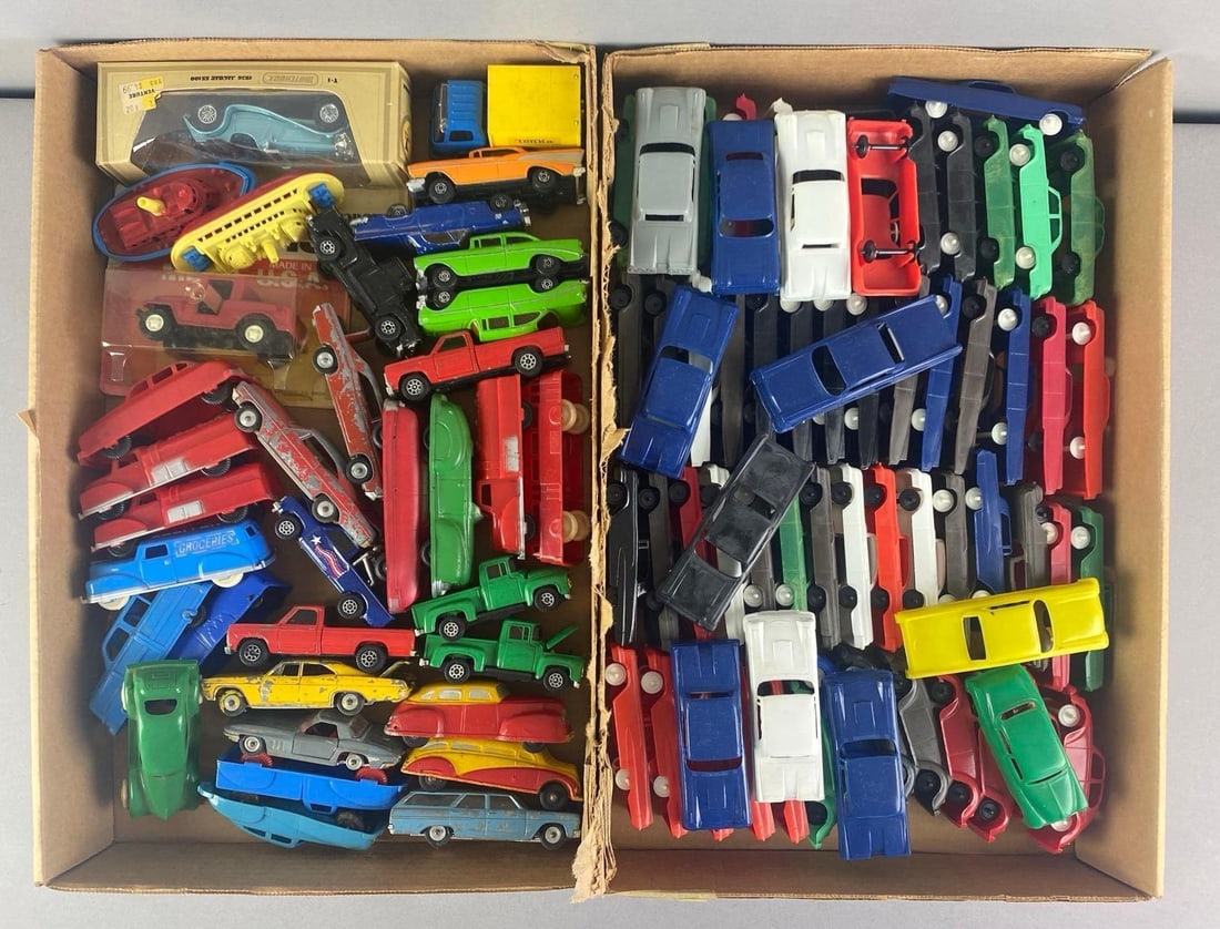 Group of Plastic and Die-Cast Toy Vehicles (1 of 3)