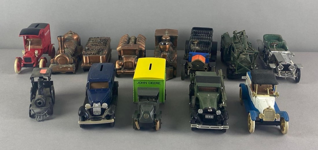 Group of Die-Cast Model Vehicles and Coin Banks (1 of 3)