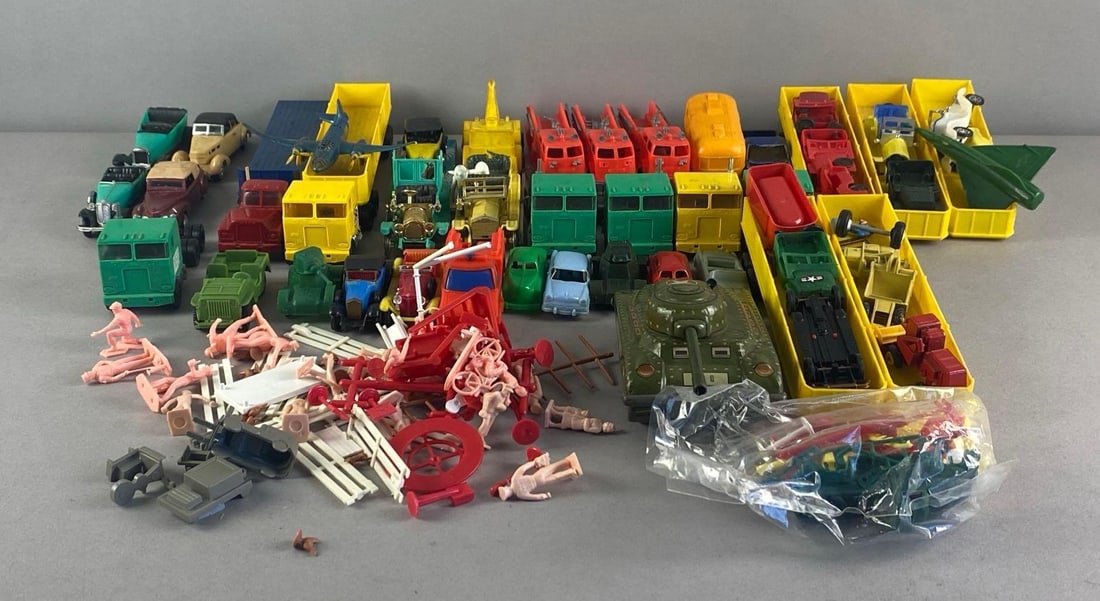 Group of Assorted Plastic Toy Vehicles and More (1 of 3)
