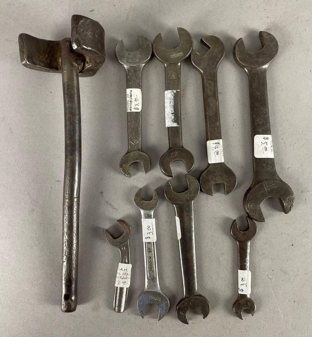 Group of Vintage Open End Wrenches (1 of 2)