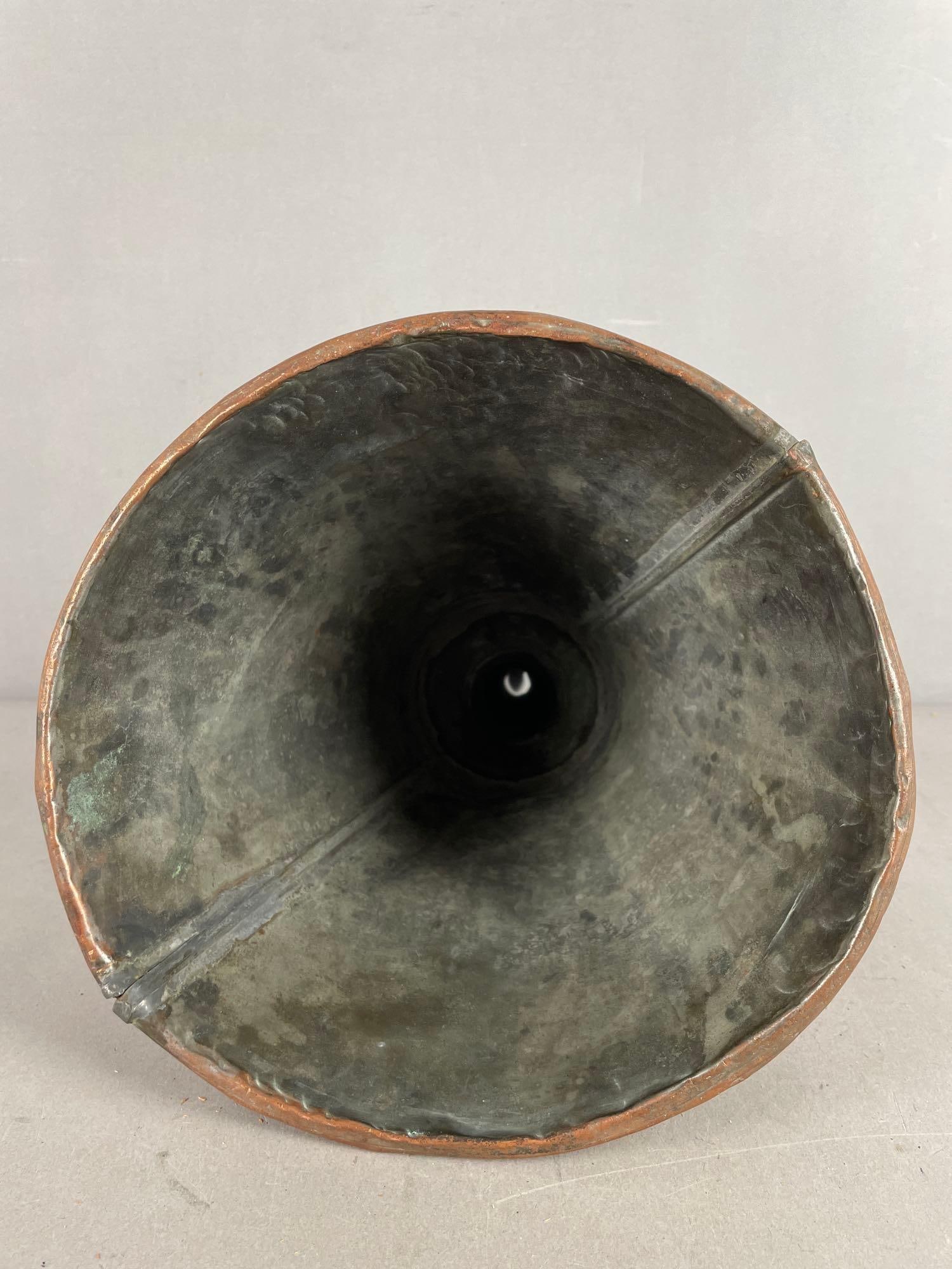 Antique Copper Funnel - 2