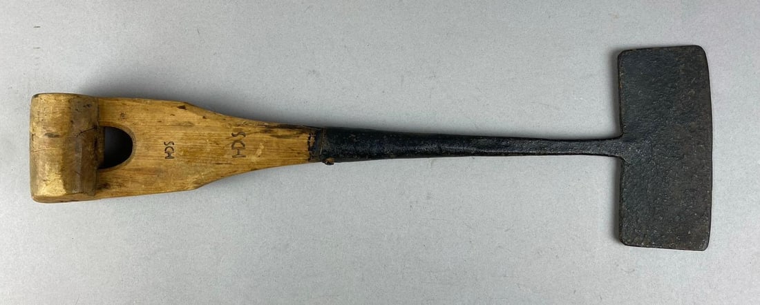 Primitive Wood and Cast Iron Bung Starter (1 of 4)