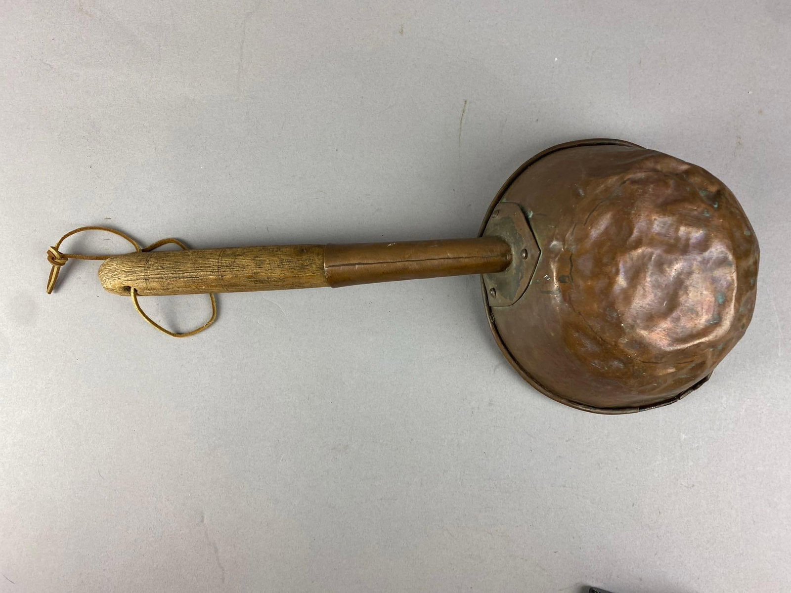 Primitive Copper Kitchen Ladle - 2