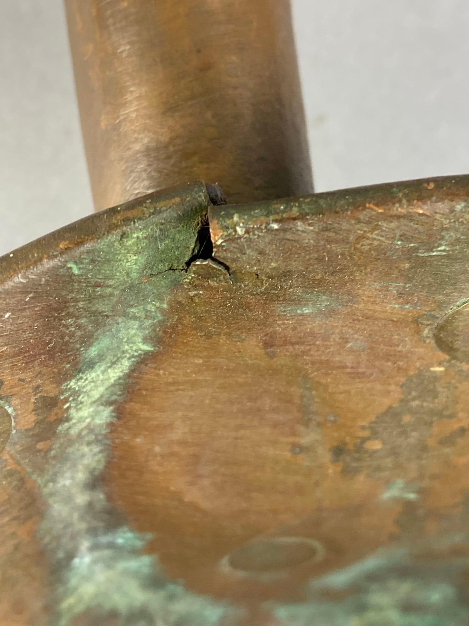 Primitive Copper Kitchen Ladle - 3