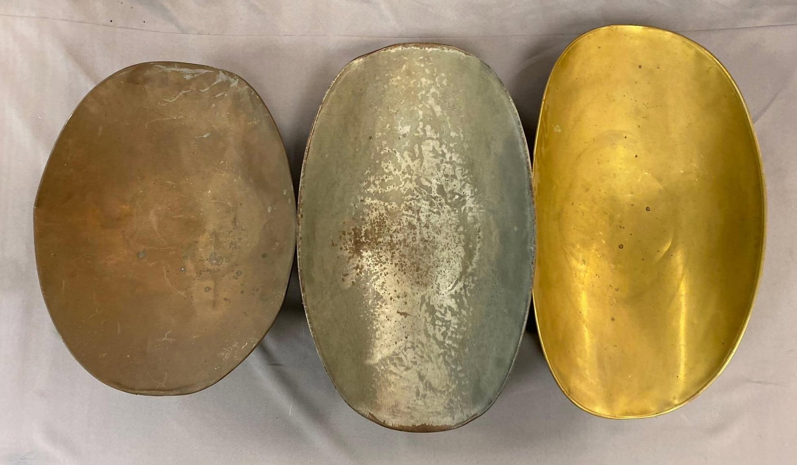 Group of Assorted Antique Scale Pans (1 of 3)