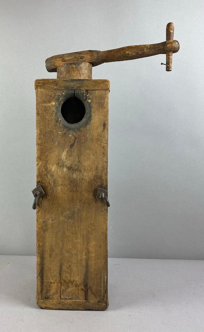 Primitive Wood Meat Grinder (1 of 4)