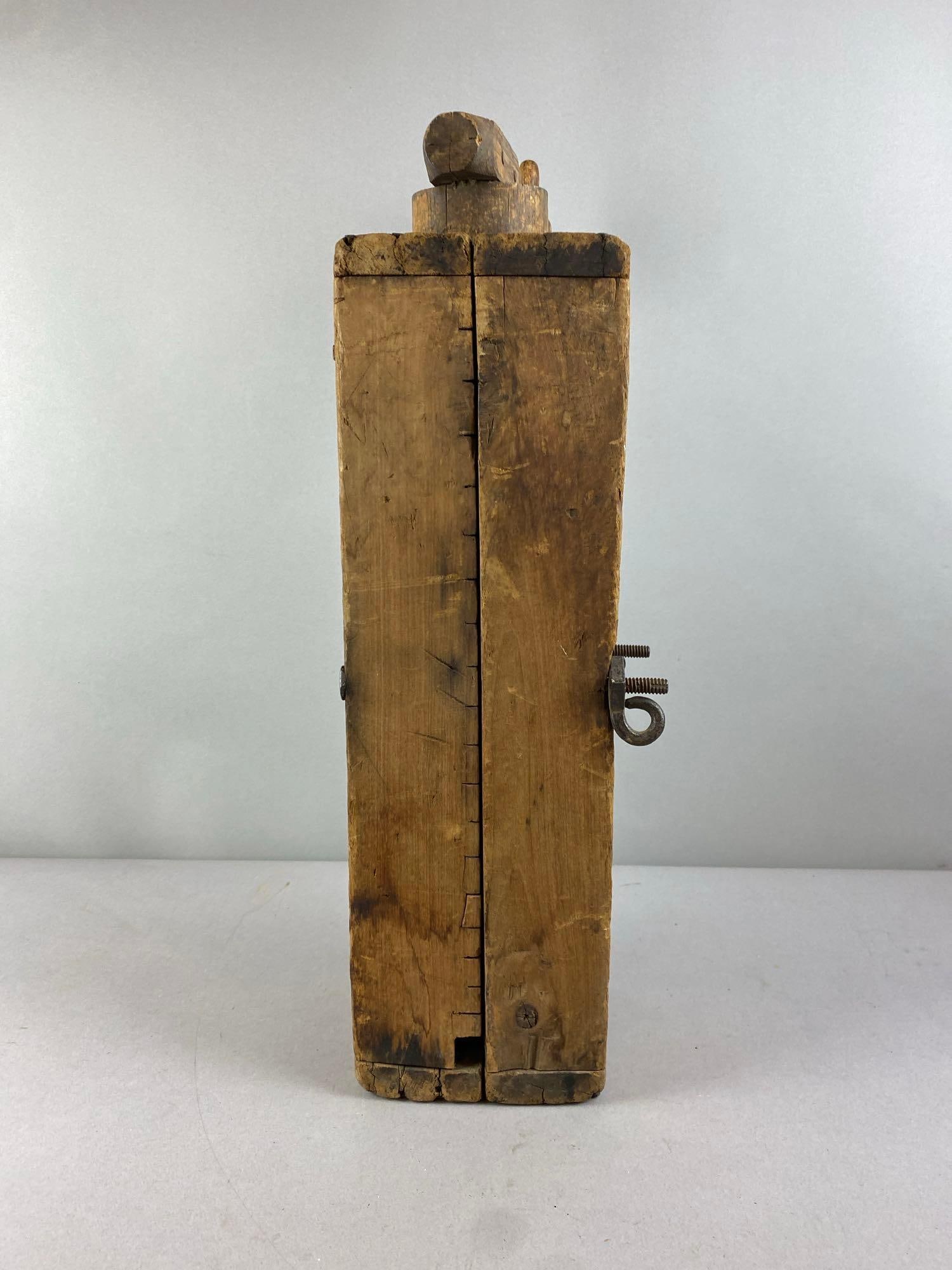 Primitive Wood Meat Grinder - 2