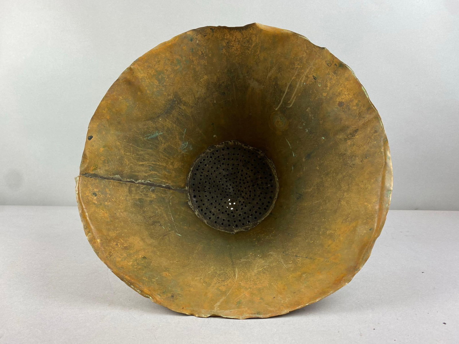 Primitive Brass Funnel with Filter - 4