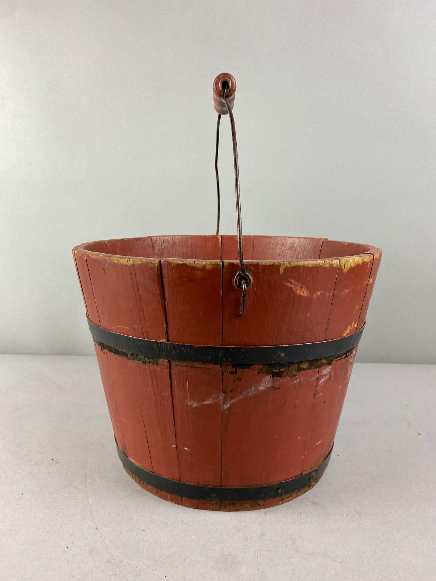 Primitive Red Bucket - 2