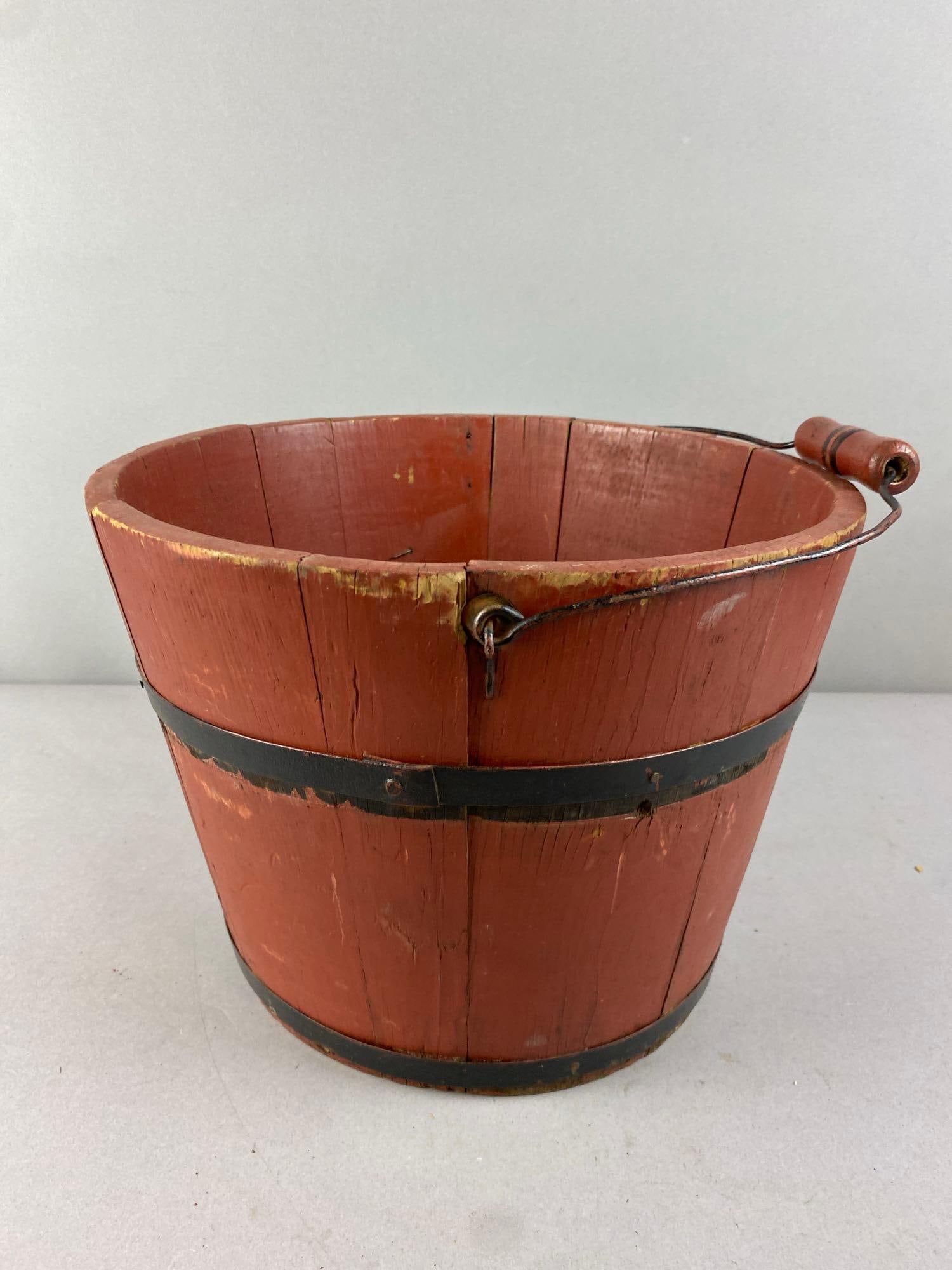 Primitive Red Bucket - 3