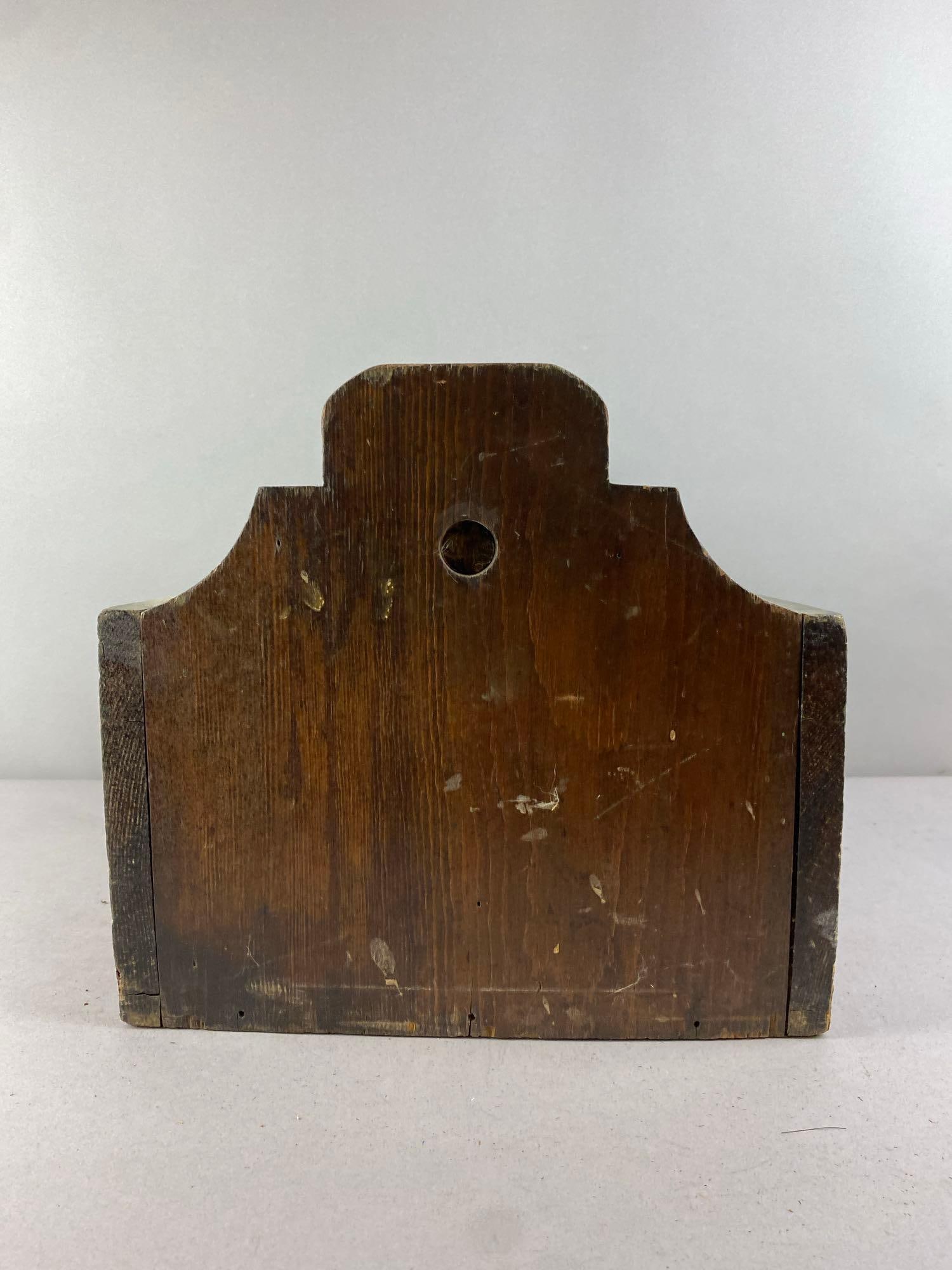 Antique Wood Tool Caddy - 4