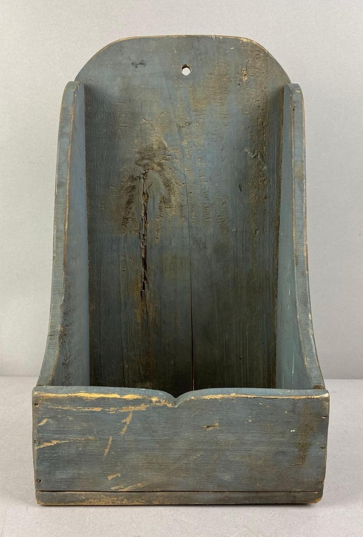 Primitive Hanging Wall Box: Measure 16 inches tall.