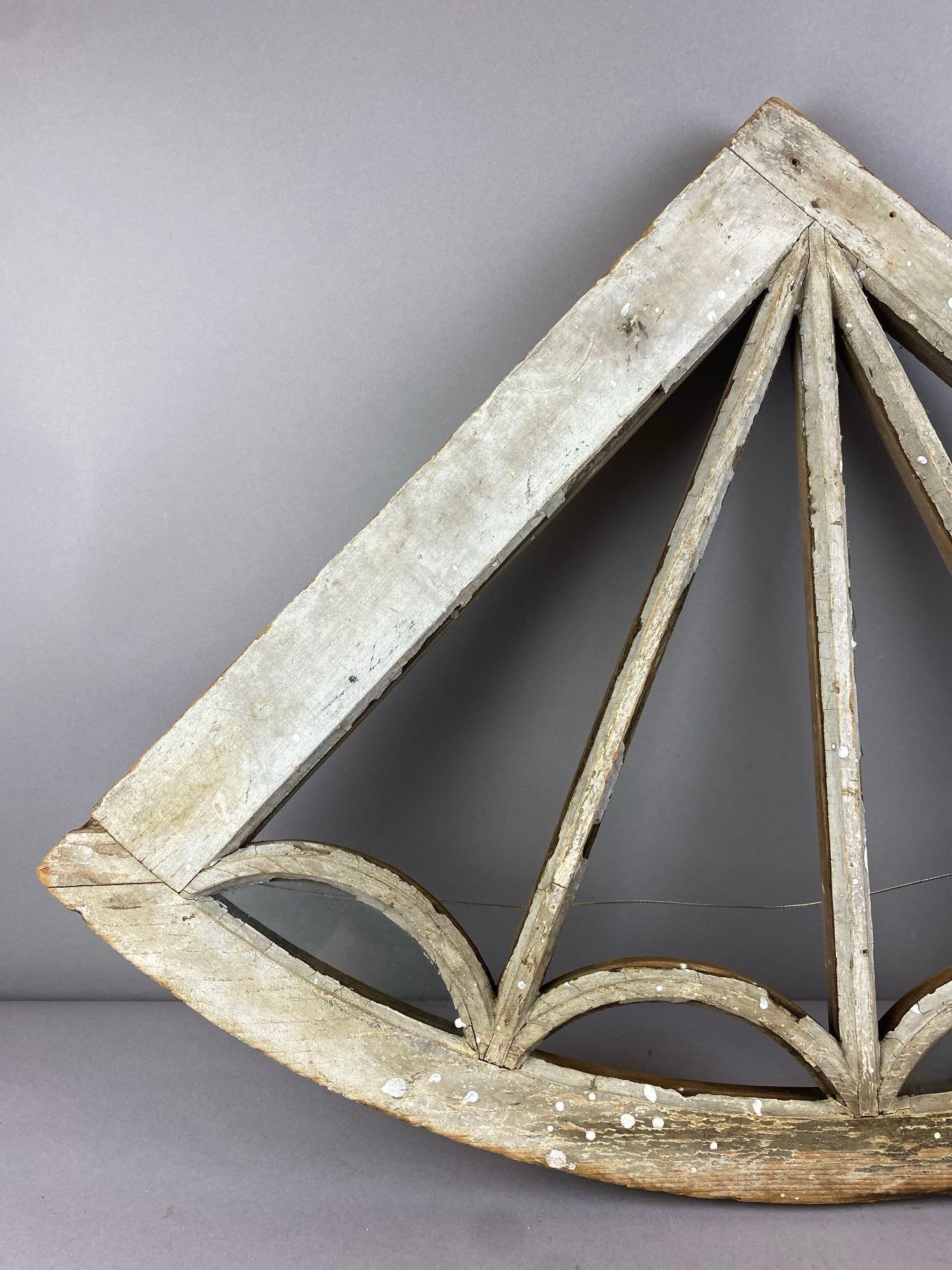 Antique 1900s Wedged Window - 2