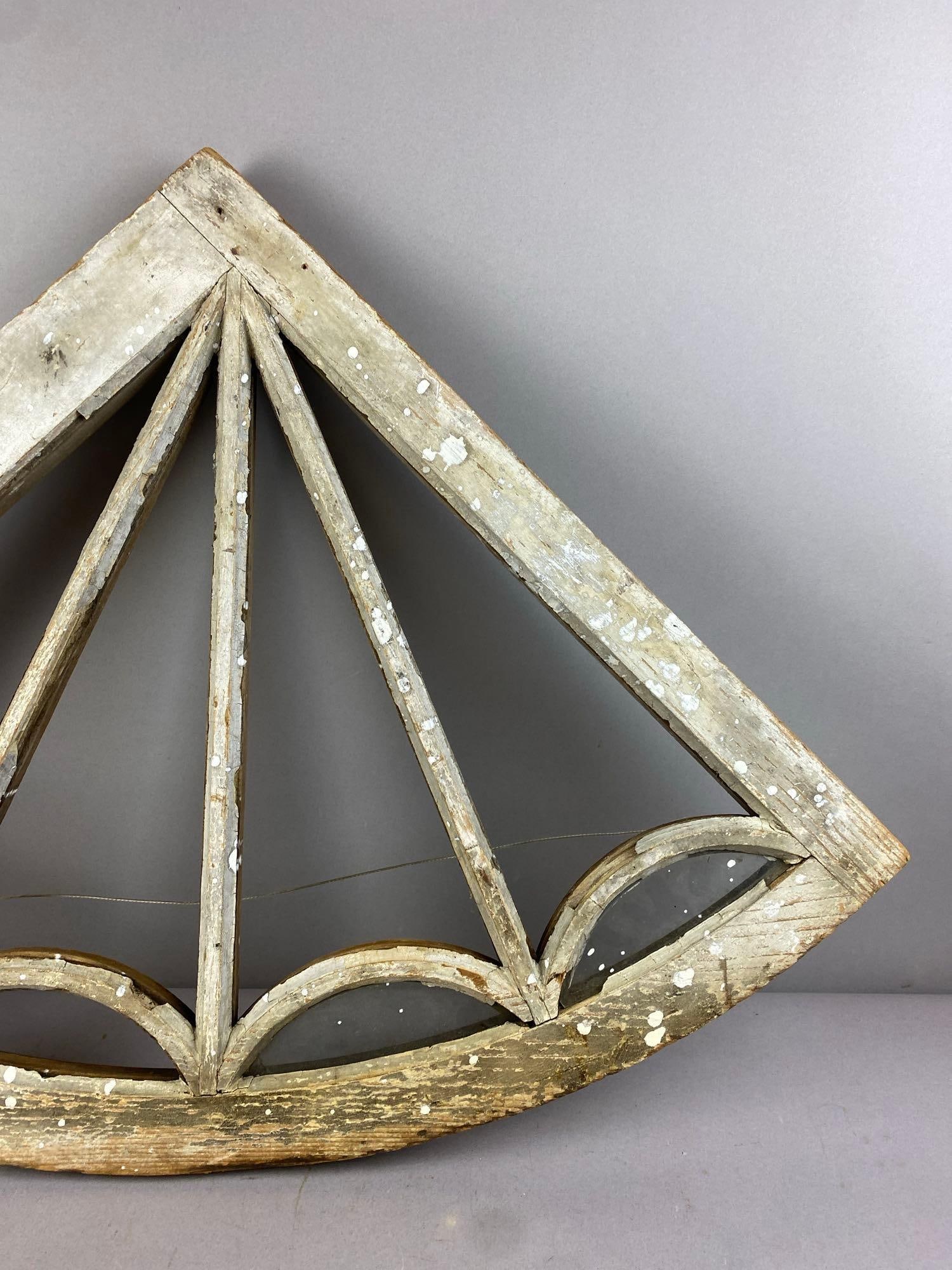 Antique 1900s Wedged Window - 3
