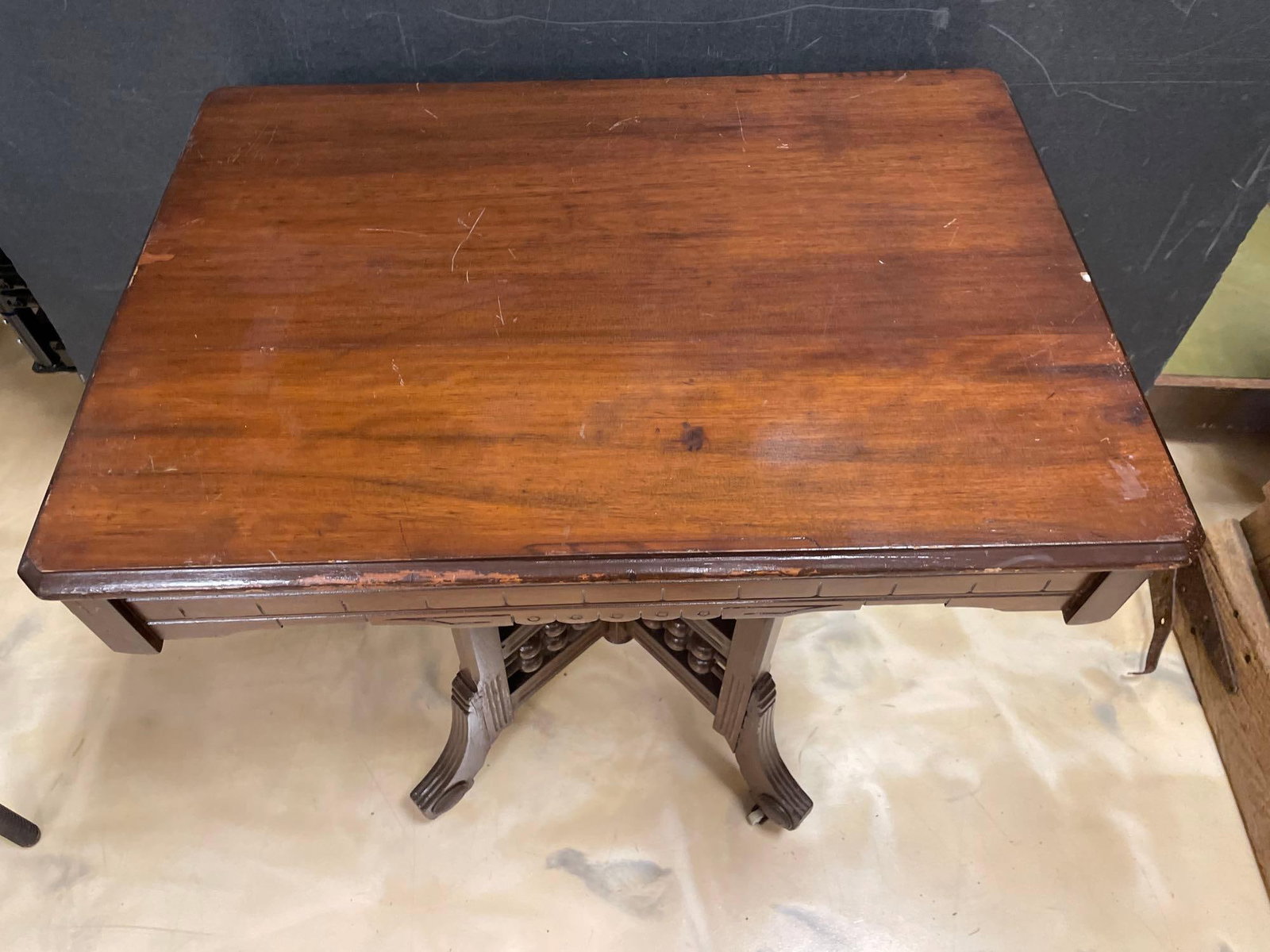 Antique Walnut Parlor Table - 2