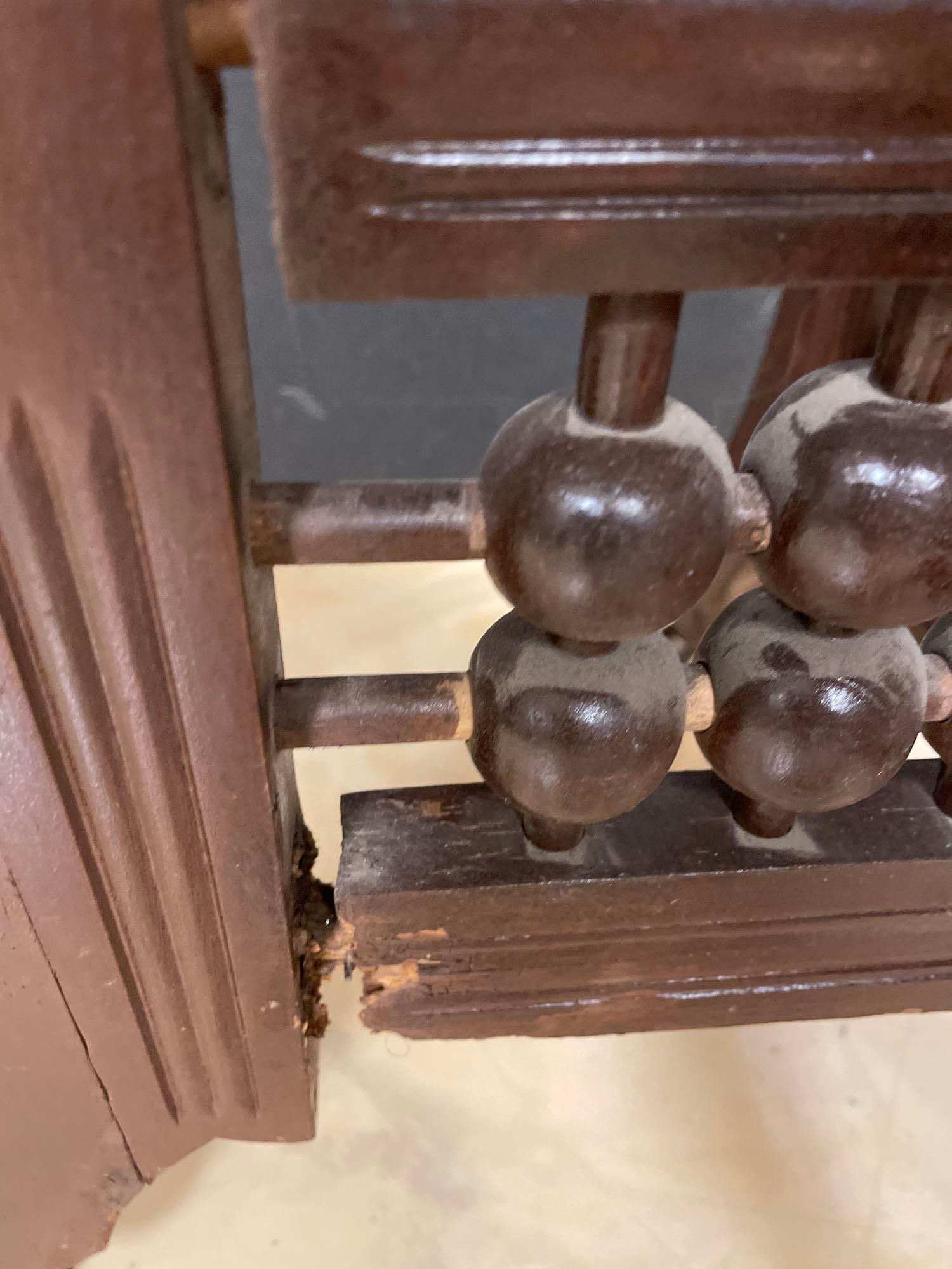 Antique Walnut Parlor Table - 5