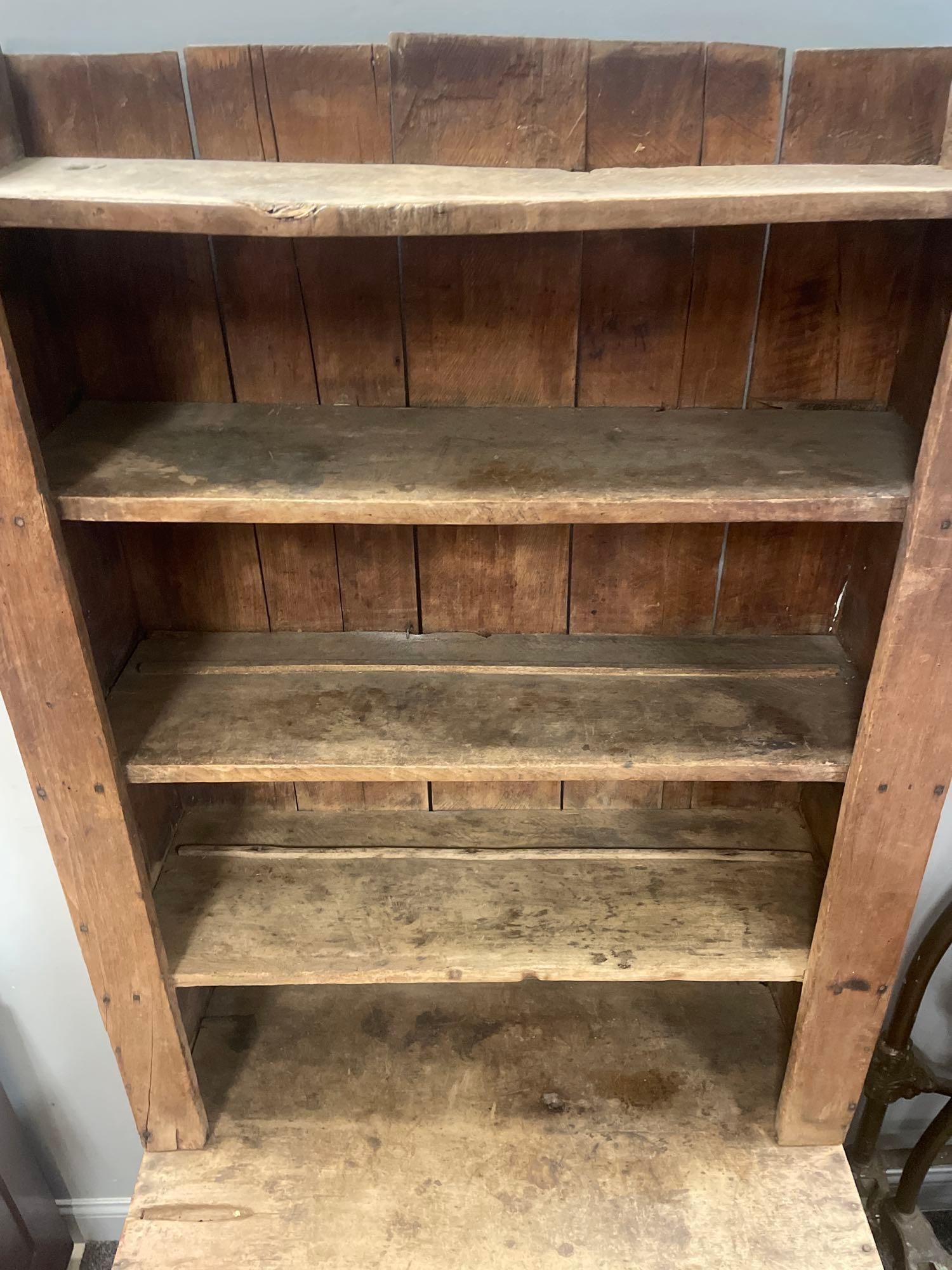 Primitive Open Top Stepback Cupboard - 2
