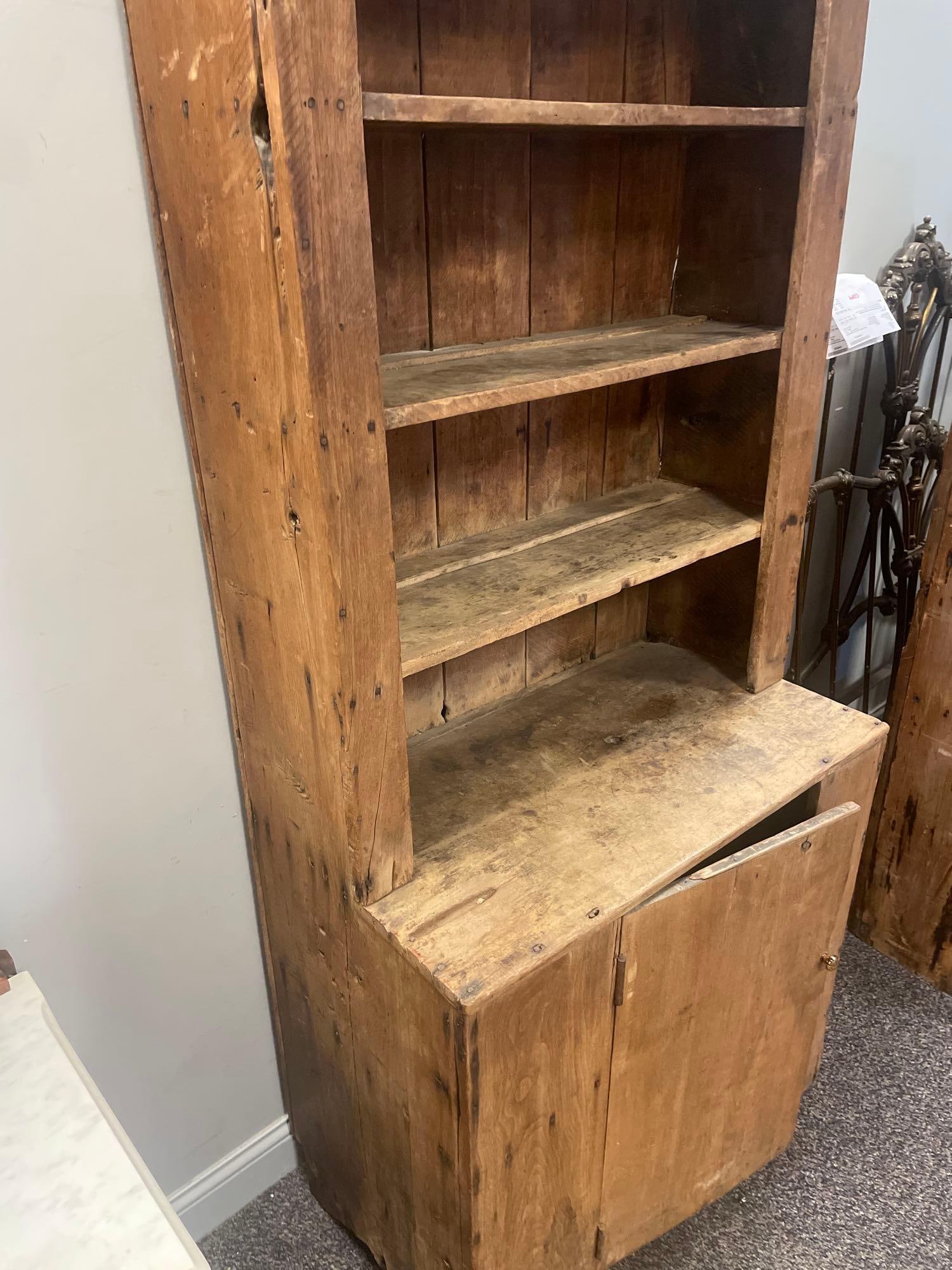 Primitive Open Top Stepback Cupboard - 4