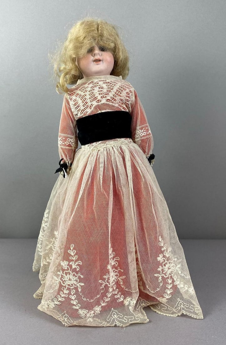 Antique 1900s Porcelain Bisque Doll (1 of 5)