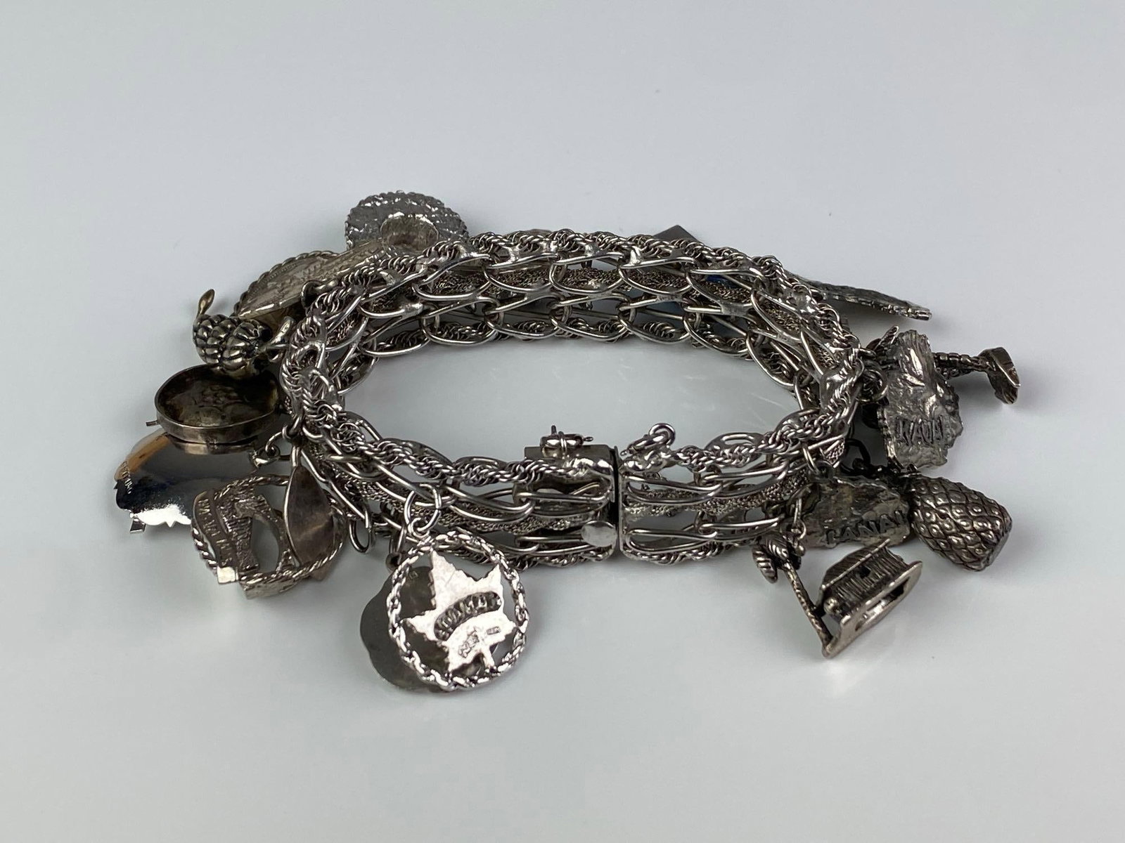 Sterling Silver Charm Bracelet - 2