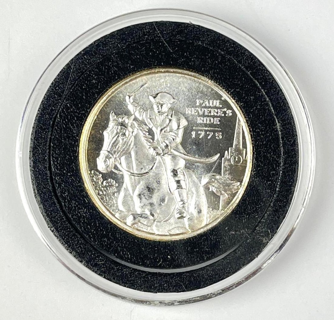 Independent Living Bullion Paul Reveres Ride 1/2 oz .999 Silver Round: Independent Living Bullion Paul Reveres Ride 1/2 oz .999 Silver Round