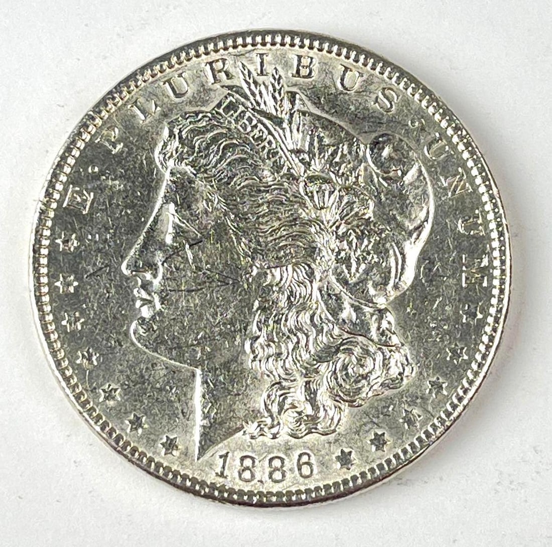 1886 US Morgan Silver Dollar: 1886 US Morgan Silver Dollar