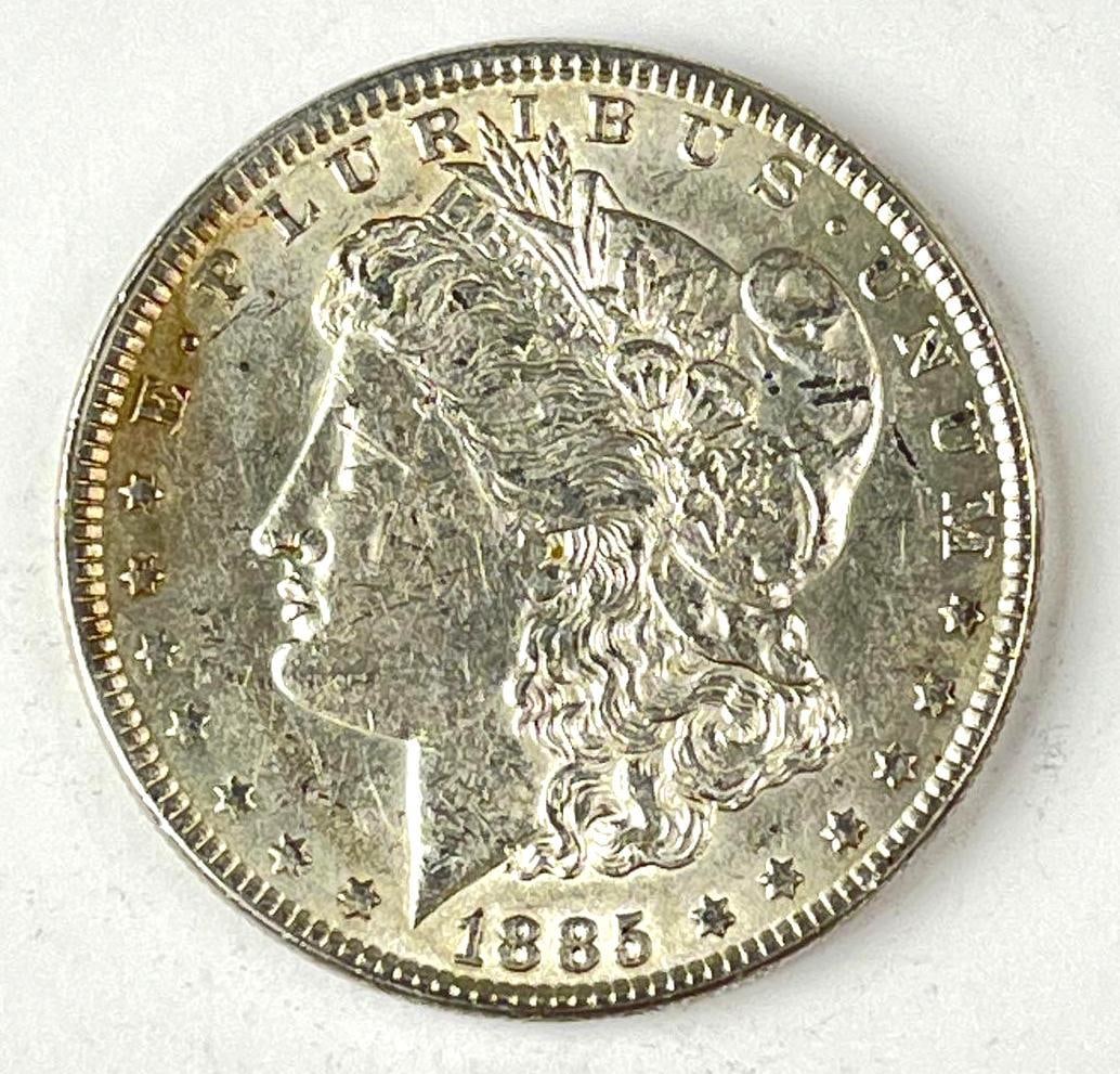 1885 US Morgan Silver Dollar: 1885 US Morgan Silver Dollar