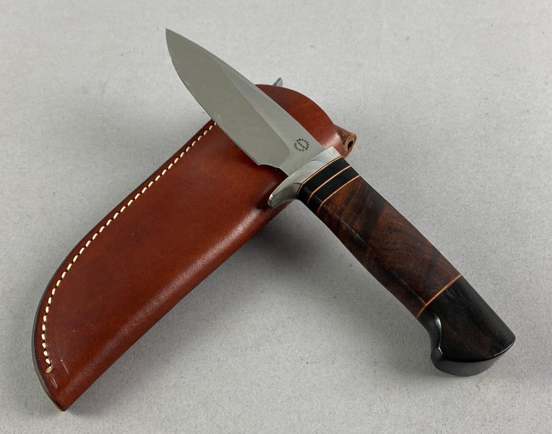 2005 Dozier AG Russell LE Classic Hunter Fixed Blade Knife With Sheath (1 of 4)