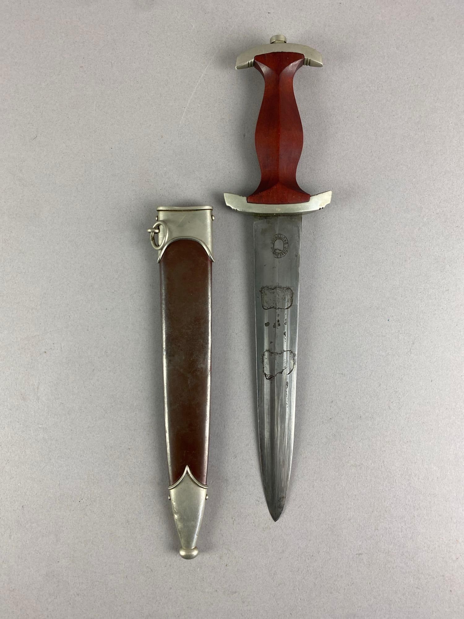 WW2 German SA Dagger with Scabbard - 3