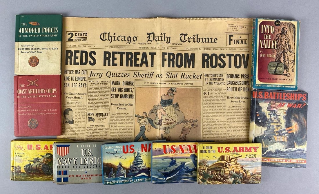 Group of 10 US WW2 Ephemera (1 of 3)