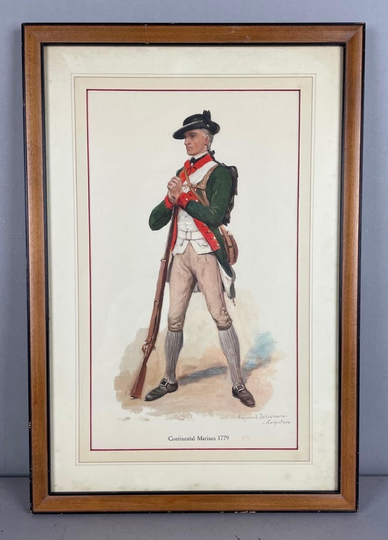 LE Reproduction Continental Marines 1779 Plate (1 of 3)