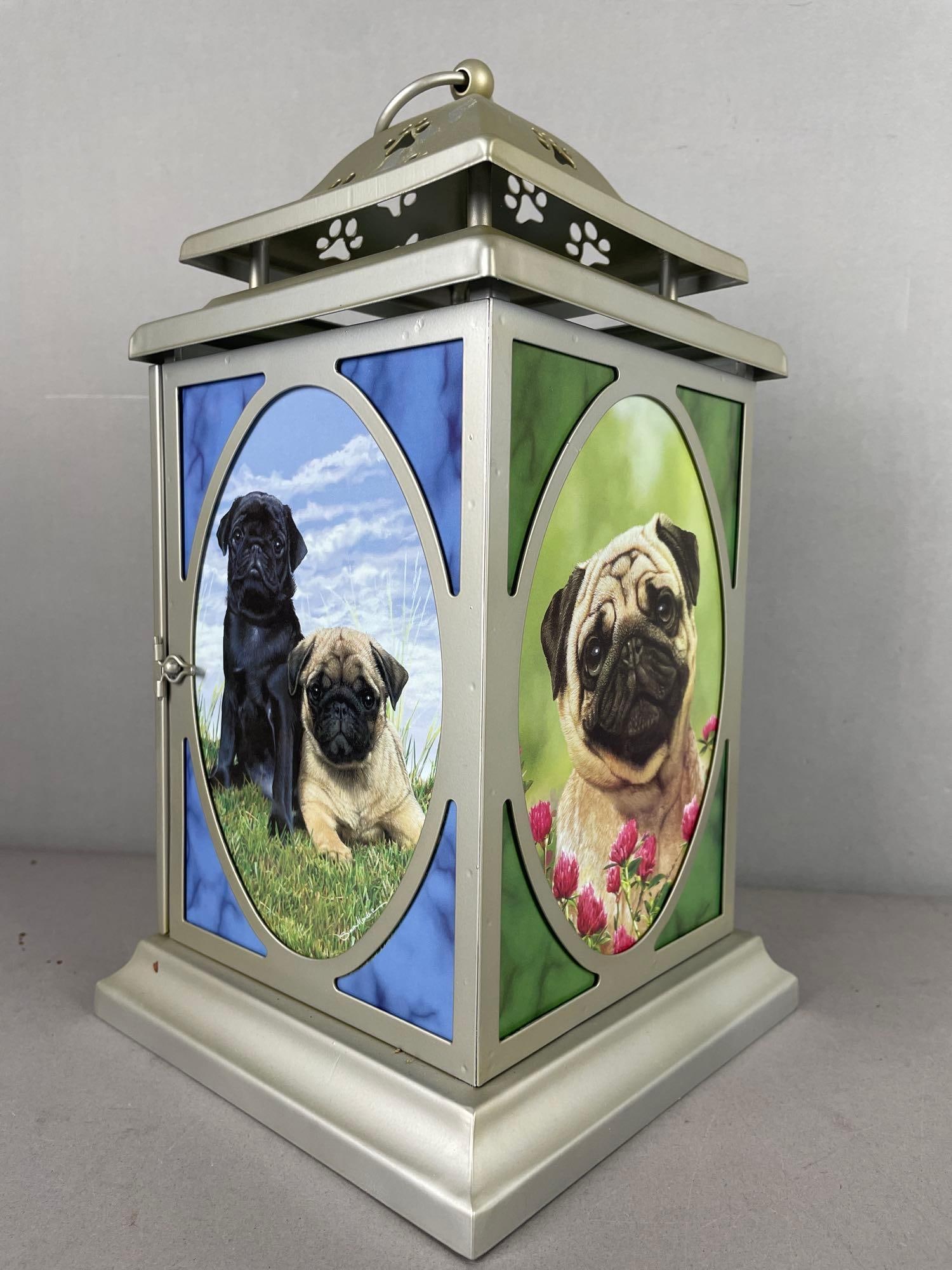 Danbury Mint The Pug Lantern - 3