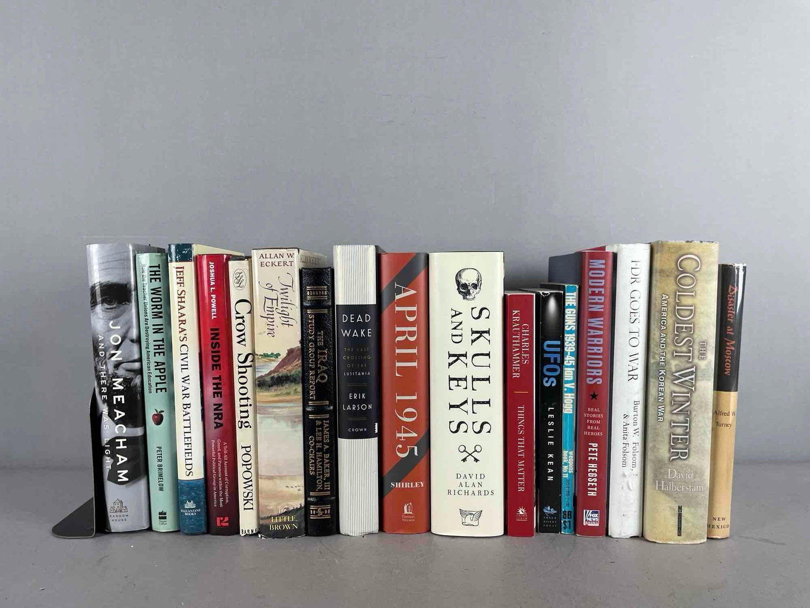 Group of Military / War Books: John meacham measures 9 3/4 inches x 6 1/2 inches