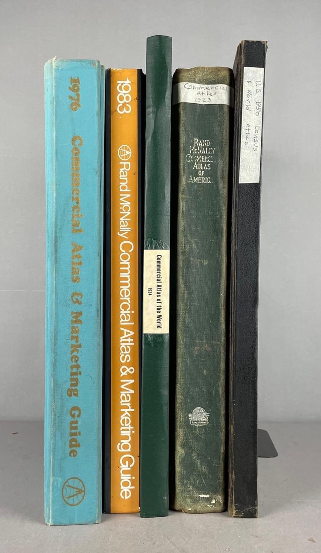 Group of Vintage Commercial Atlases (1 of 6)