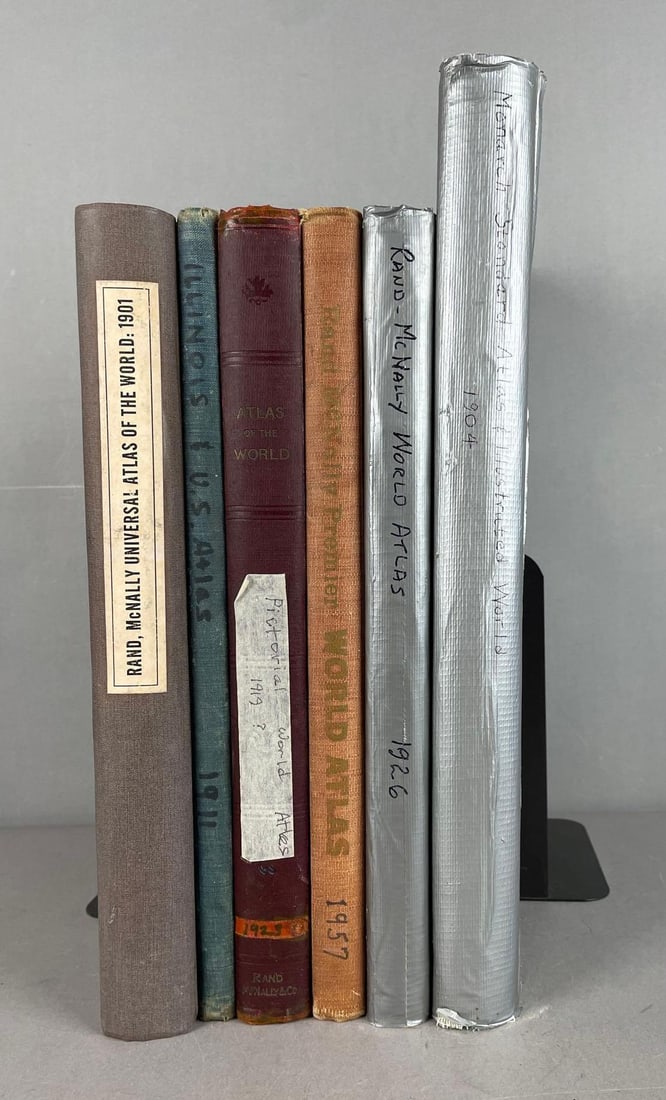 Group of Vintage World Atlases (1 of 3)