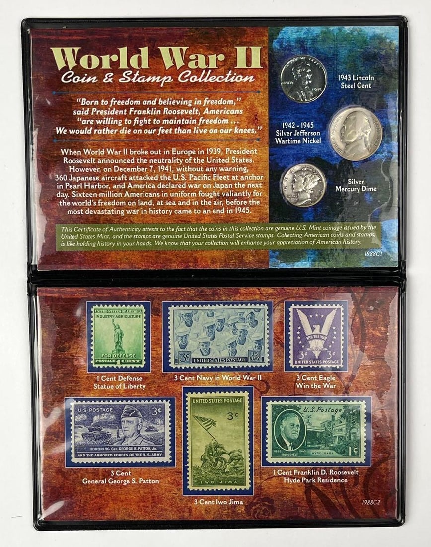 World War 2 Coin and Stamp Collection (1 of 4)