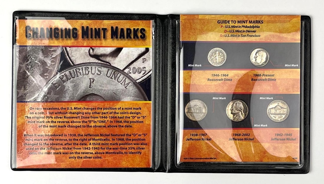 First Commemorative Mint Inc Changing Mint Marks Album (1 of 3)