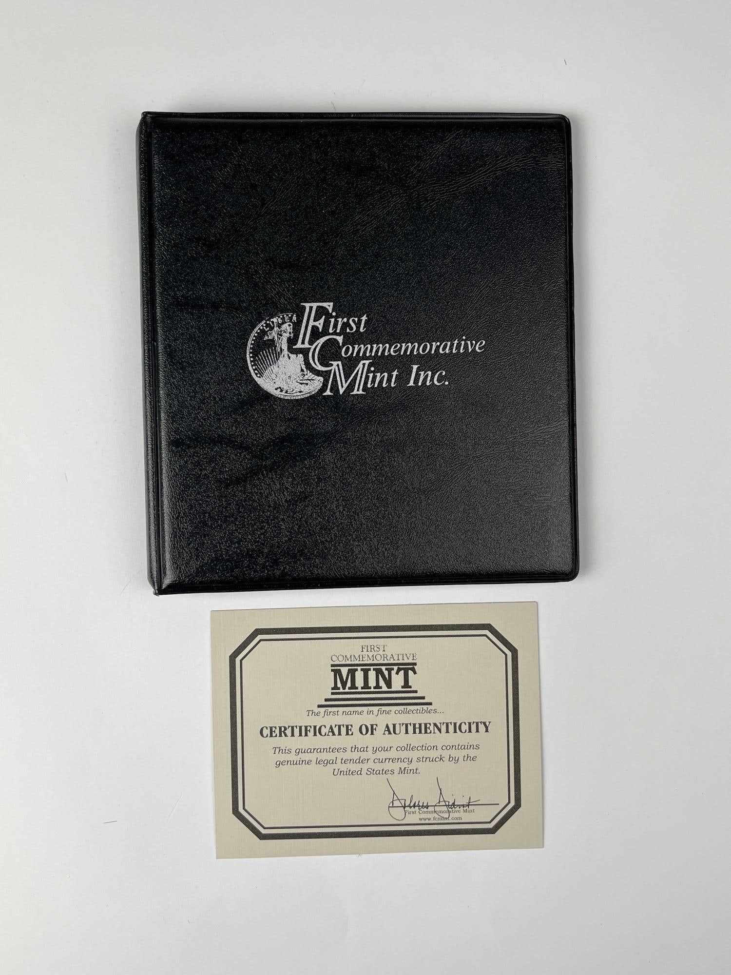 First Commemorative Mint Inc Changing Mint Marks Album - 2