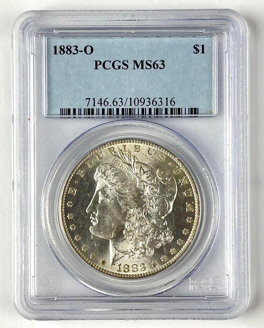 1883 O US Morgan Silver Dollar PCGS MS63 (1 of 2)