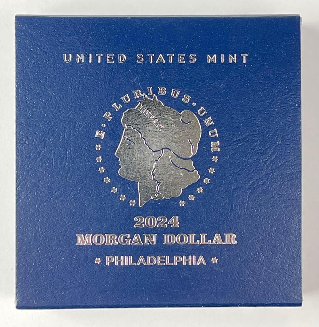 2024 P US Mint Morgan Silver Proof Dollar: Includes COA
