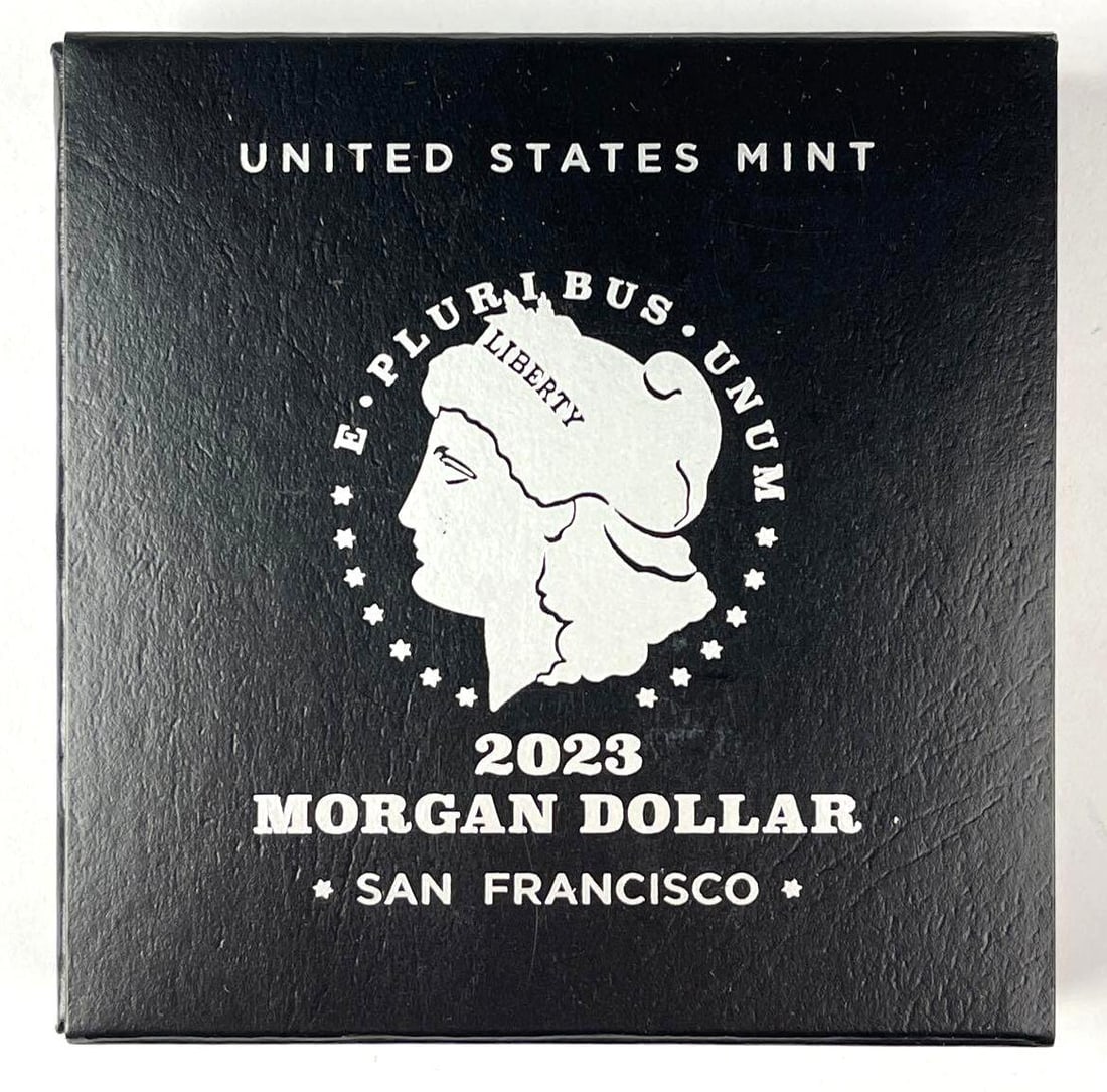 2023 S US Mint Morgan Silver Proof Dollar: Includes COA
