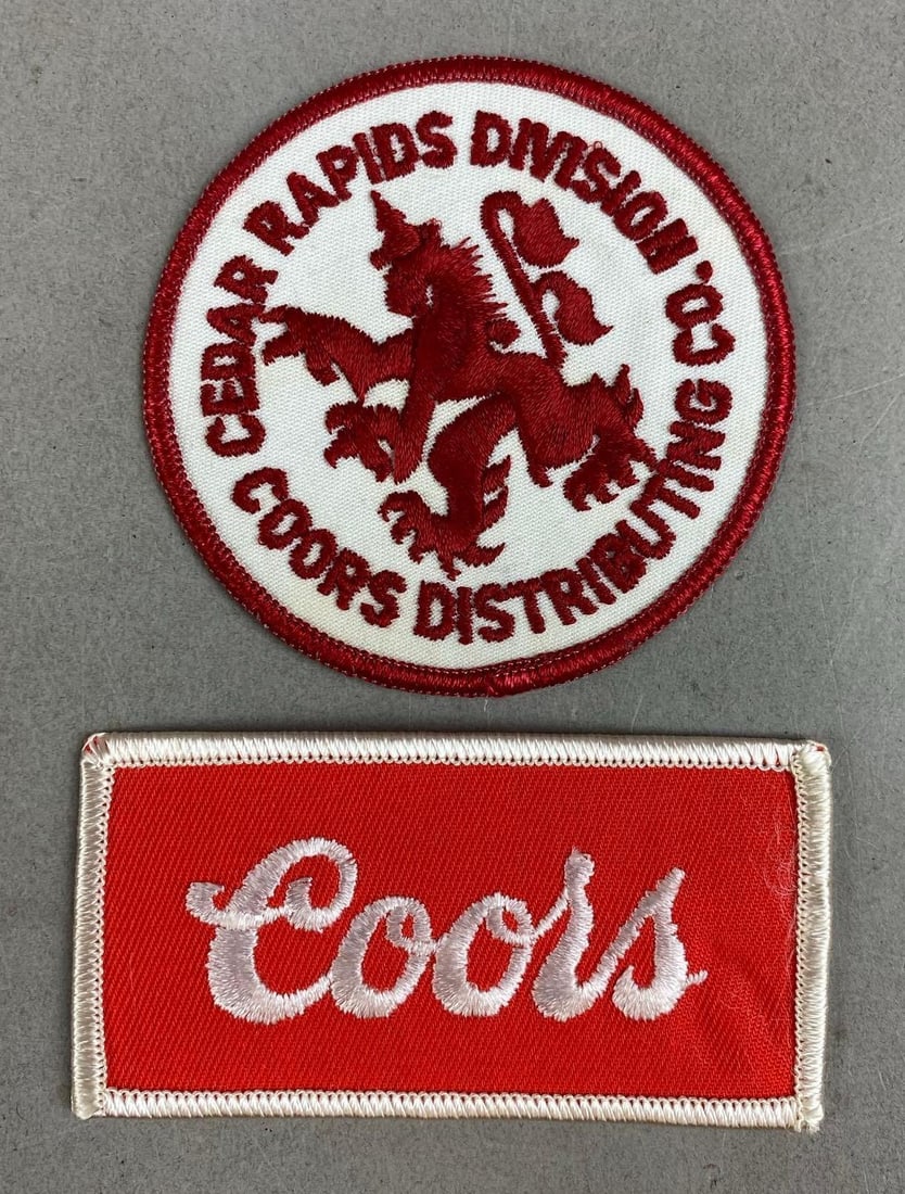 Group of 2 1979 Coors Distributing Co. Employee Patches (1 of 2)