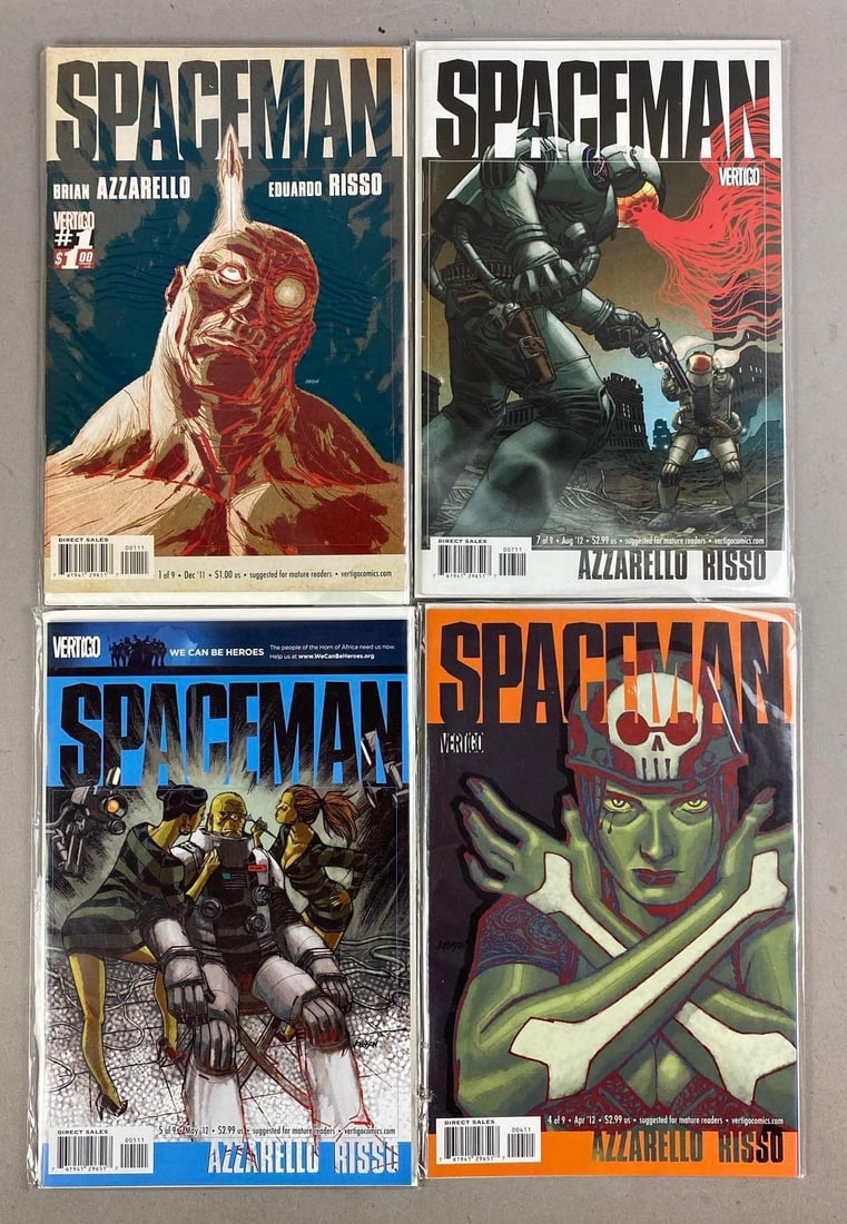 Group of 4 Spaceman Comic Books (1 of 3)