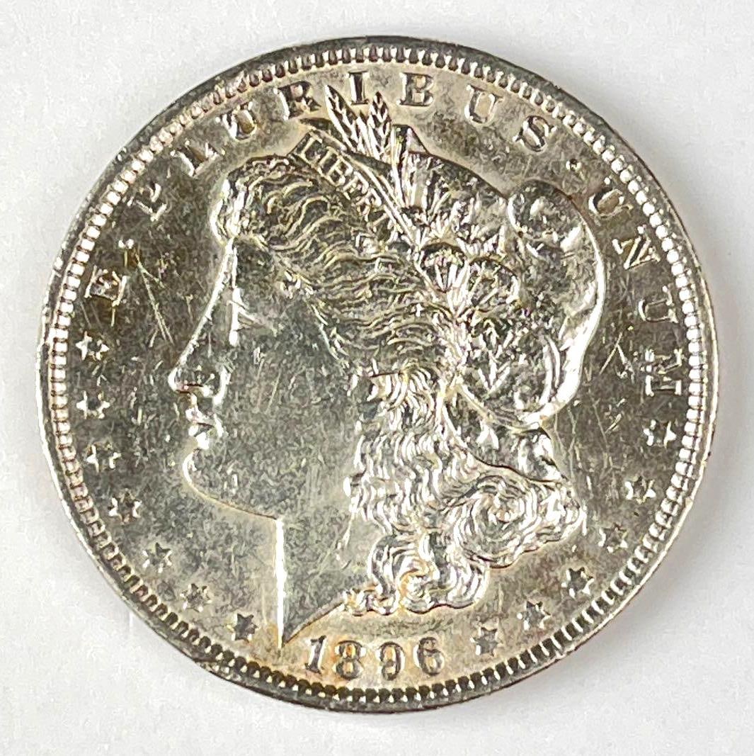 1896 US Morgan Silver Dollar: 1896 US Morgan Silver Dollar